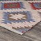 Homeroots 5 x 7 ft. Red & Blue Geometric Diamonds Area Rug 395477 - alternate 3